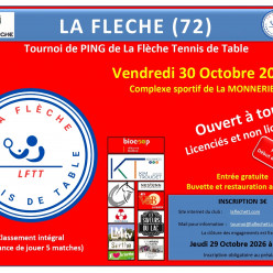 Tournoi loisirs Octobre 2026